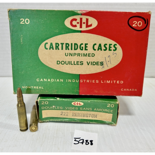 AMMO: 35X .222 REM - HP - RELOADS