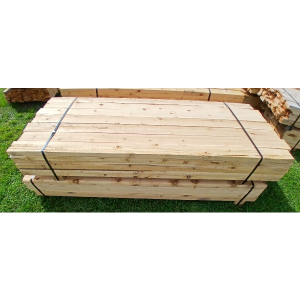 LOT OF 2 - CEDAR WOOD BOARDS IN BUNDLES