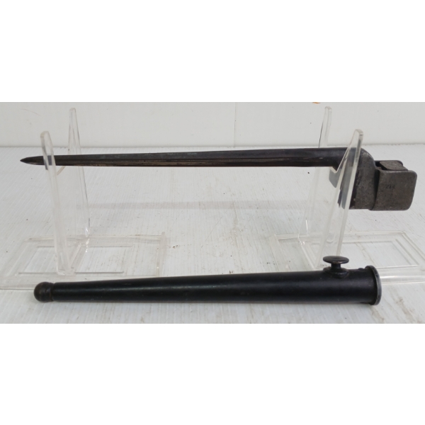 LEE-ENFIELD NO. 4 MK I SPIKE BAYONET W/ SCABBARD