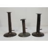 Image 3 : LOT OF 3 - HOGSCRAPER CANDLESTICKS