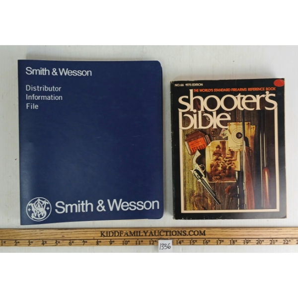 LOT OF 2 - "SHOOTER'S BIBLE" & "SMITH & WESSON DISTRIBUTOR INFORMATION FILE" - CATALOGS