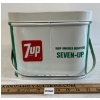Image 1 : SEVEN-UP "THE UNCOLA" TIN PICNIC BASKET