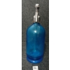 Image 3 : J.H. BRYANT - COBALT ACID-ETCHED - SELTZER BOTTLE