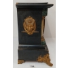 Image 2 : SETH THOMAS BLACK MANTEL 8 DAY CLOCK