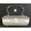 Image 1 : GILLI LUCITE BOX CLUTCH PURSE