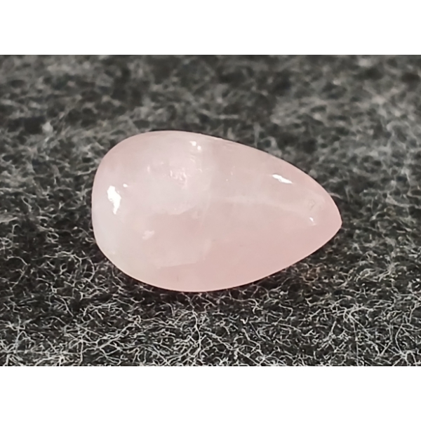 PEAR CABOCHON CUT LOOSE NATURAL PINK MORGANITE ($11,400.00 APPRAISAL)
