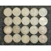 Image 2 : LOT OF 20 - 1939-1968 CDN 25 CENT COINS
