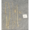 Image 2 : LOT OF 6 - MISC. JEWELRY GOLD PCS - INCL 10KT