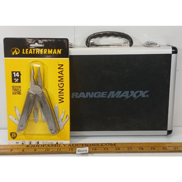 LOT OF 2 - RANGEMAXX CLEANING KIT & LEATHERMAN TOOL