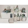Image 2 : COLLECTION OF DEPARTMENT 56 "HERITAGE COLLECTION" - INCL "THE EMILY LOUISE" & "CAPTAIN'S COTTAGE"
