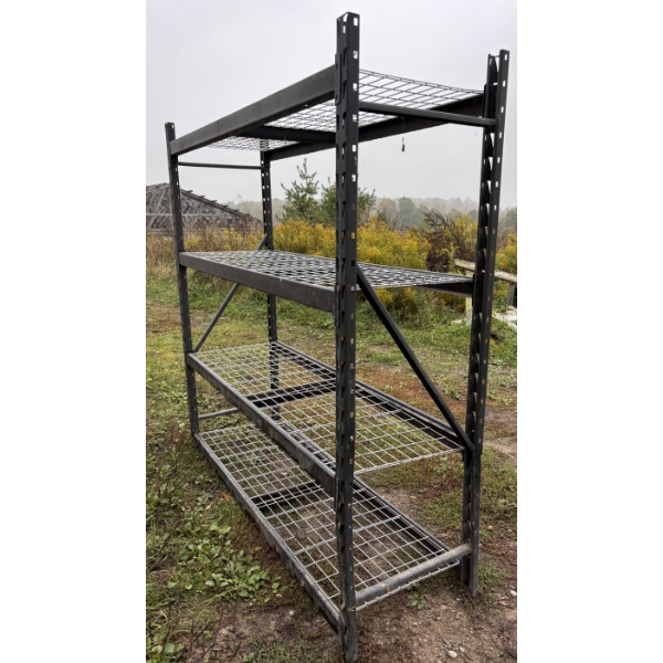SHOP SHELVING UNIT - 2 X 6 X 6 FEET