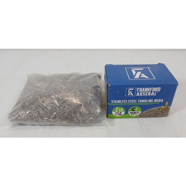 QTY OF STAINLESS-STEEL TUMBLING MEDIA PINS