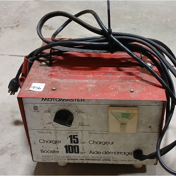 MOTOMASTER CHARGER / BOOSTER - 15 AMP & 100 AMP