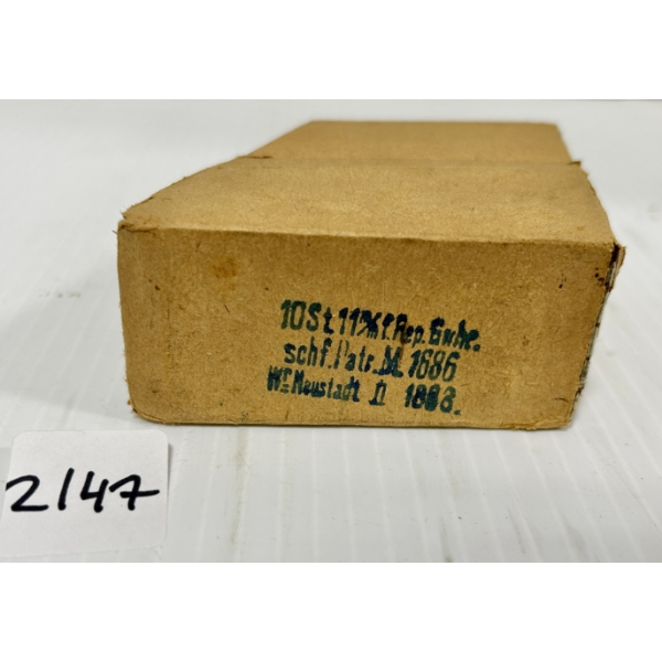 AMMO: 10X 11 MM MANNLICHER RIFLE AMMO