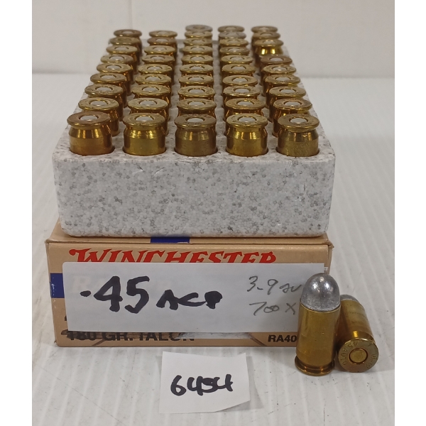 AMMO: 50X MIXED .45 ACP - RN - RELOADS 