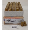 Image 1 : AMMO: 50X MIXED .45 ACP - RN - RELOADS 