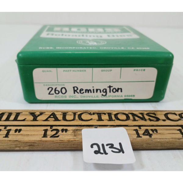 RCBS .260 REM DIE SET