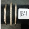 Image 1 : LOT OF 3 - STERLING SILVER BANGLES