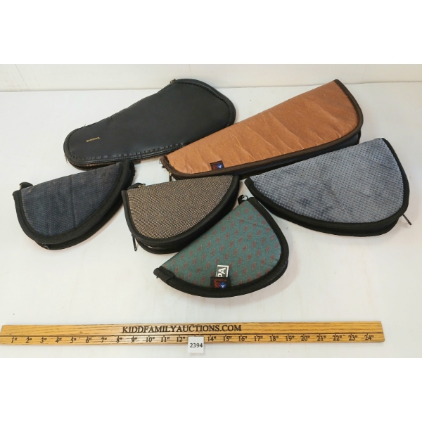 LOT OF 6 - SOFT HANDGUN CASES
