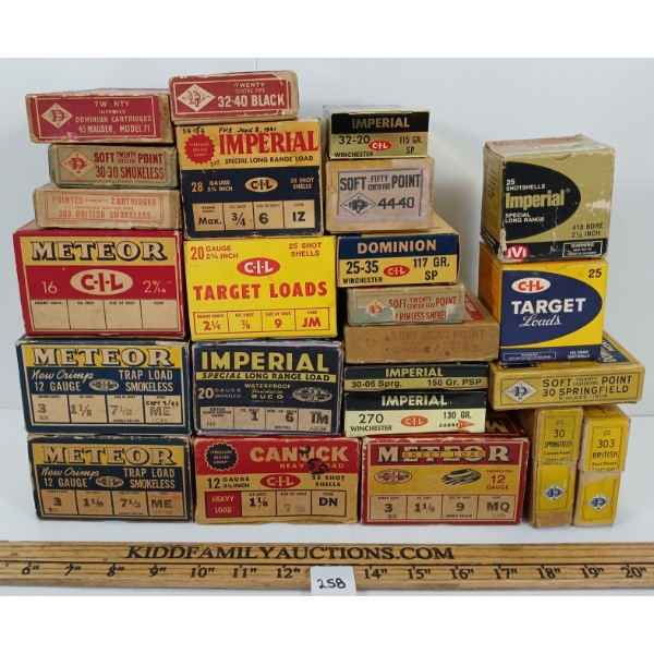 QTY OF CIL COLLECTIBLE AMMO BOXES
