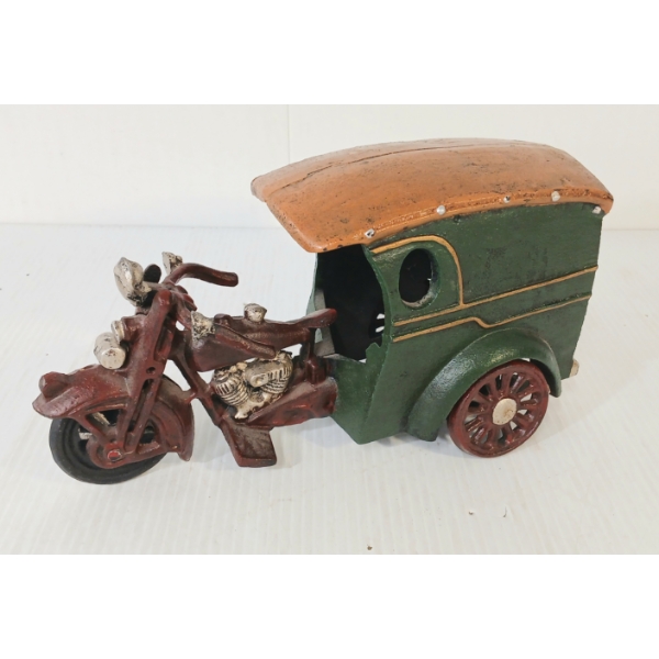 CAST IRON BIKE W/ CARRIAGE