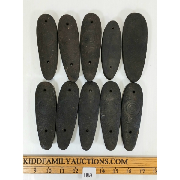 LOT OF 10 - MISC BUTT PLATES