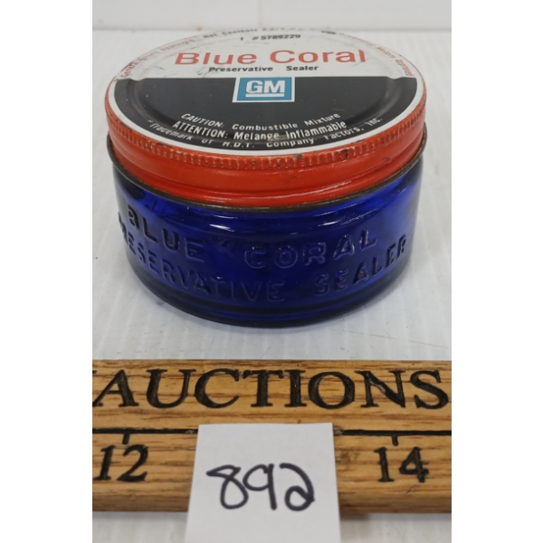 GM BLUE CORAL PRESERVATIVE SEALER JAR