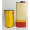 Image 4 : LOT OF 2 - GOLDEN SHELL MOTOR OIL & SHELL DONAX U QT & GAL CANS