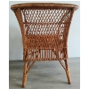 Image 7 : LOT OF 2 - RATTAN CHAIR & SIDE TABLE