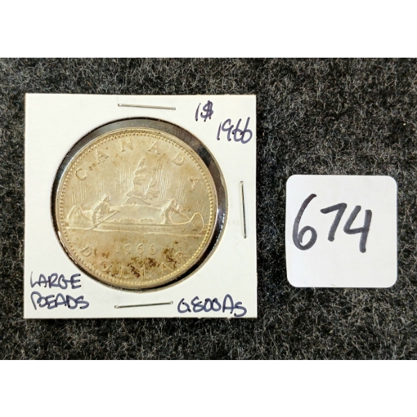 1966 CDN SILVER DOLLAR