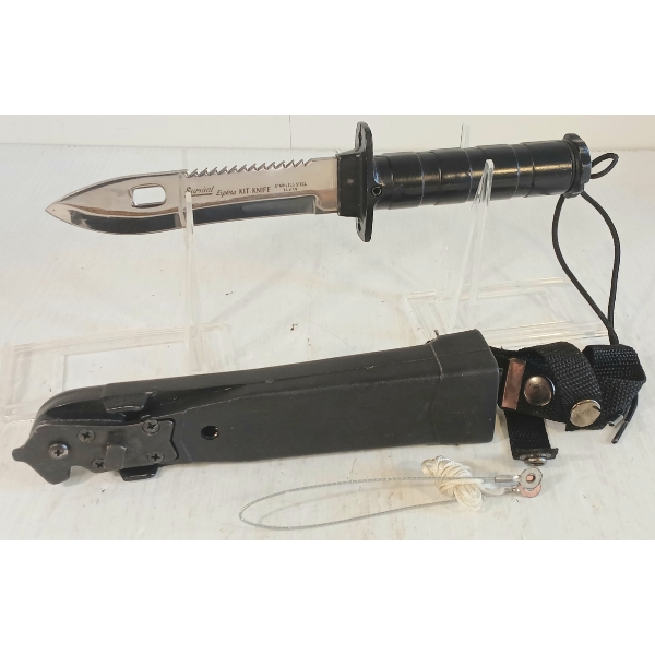 SURVIVAL EXPLORA KNIFE W/ SCABBARD