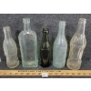 Image 4 : LOT OF 5 - MISC EMBOSSED BOTTLES - INCL ONTARIO SODA WATER & JALLAND & CO., ETC.