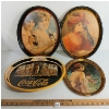 Image 1 : LOT OF 4 - COCA-COLA TRAYS
