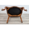 Image 7 : ROCOCO STYLE VANITY CHAIR W/ CHEETAH PRINT UPHOLSTERY