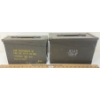 Image 1 : LOT OF 2 - MILITARY AMMO CRATES - M.G. M60 M73 & N335
