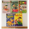 Image 1 : LOT OF 5 - GOLD KEY DISNEY COMICS - CHIP 'N' DALE, PLUTO, DONALD DUCK & UNCLE SCROOGE