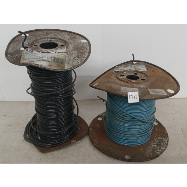 LOT OF 2 - WIRE SPOOLS - 10AWG