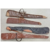 Image 4 : LOT OF 4 - SOFT LEATHER LONG GUN CASES