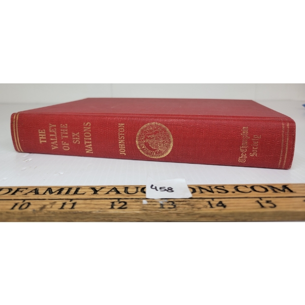 1964 "THE VALLEY OF THE SIX NATIONS" HARDCOVER BOOK