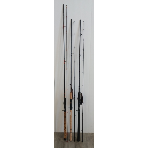 LOT OF 3 - BERKLEY & UGLY STIK FISHING RODS 