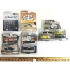 Image 1 : LOT OF 5 - GREENLIGHT DIECAST '54 FORD F-100 & COVENTRY MOTORS 289 COBRA FLATBED TRAILER, ETC