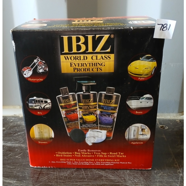IBIZ EVERYTHING PRODUCTS KIT - INCL WAX, WASH & WATERLESS WAS & WAX