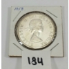 Image 2 : 1958 CDN BRITISH COLUMBIA SILVER DOLLAR COIN