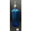 Image 2 : I. TURNER BEVERAGES - STREAKED - COBALT ACID-ETCHED - 26OZ SELTZER BOTTLE