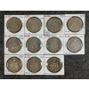 Image 2 : LOT OF 29 - 1969-2002 CDN 50 CENT SILVER COINS