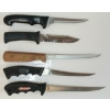 Image 2 : LOT OF 5 - FIXED BLADE CAMPING & HUNTING KNIVES W/ SHEATHS