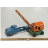Image 1 : LOT OF 2 - LINCOLN TOYS PRESSED STEEL PARTS - INCL TRUCK & CRANE