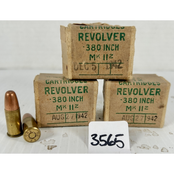 AMMO: 36X DC CO .38 S&W - MILITARY FMJ