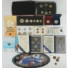 Image 1 : JOB LOT - MISC CDN & WORLD COINS - INCL SILVER PCS
