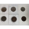 Image 3 : LOT OF 6 - 1881 & 1901 CDN LARGE CENTS